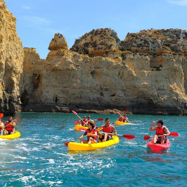 people kayaking in Portugal
