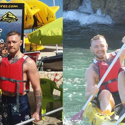 collage of Connor McGregor